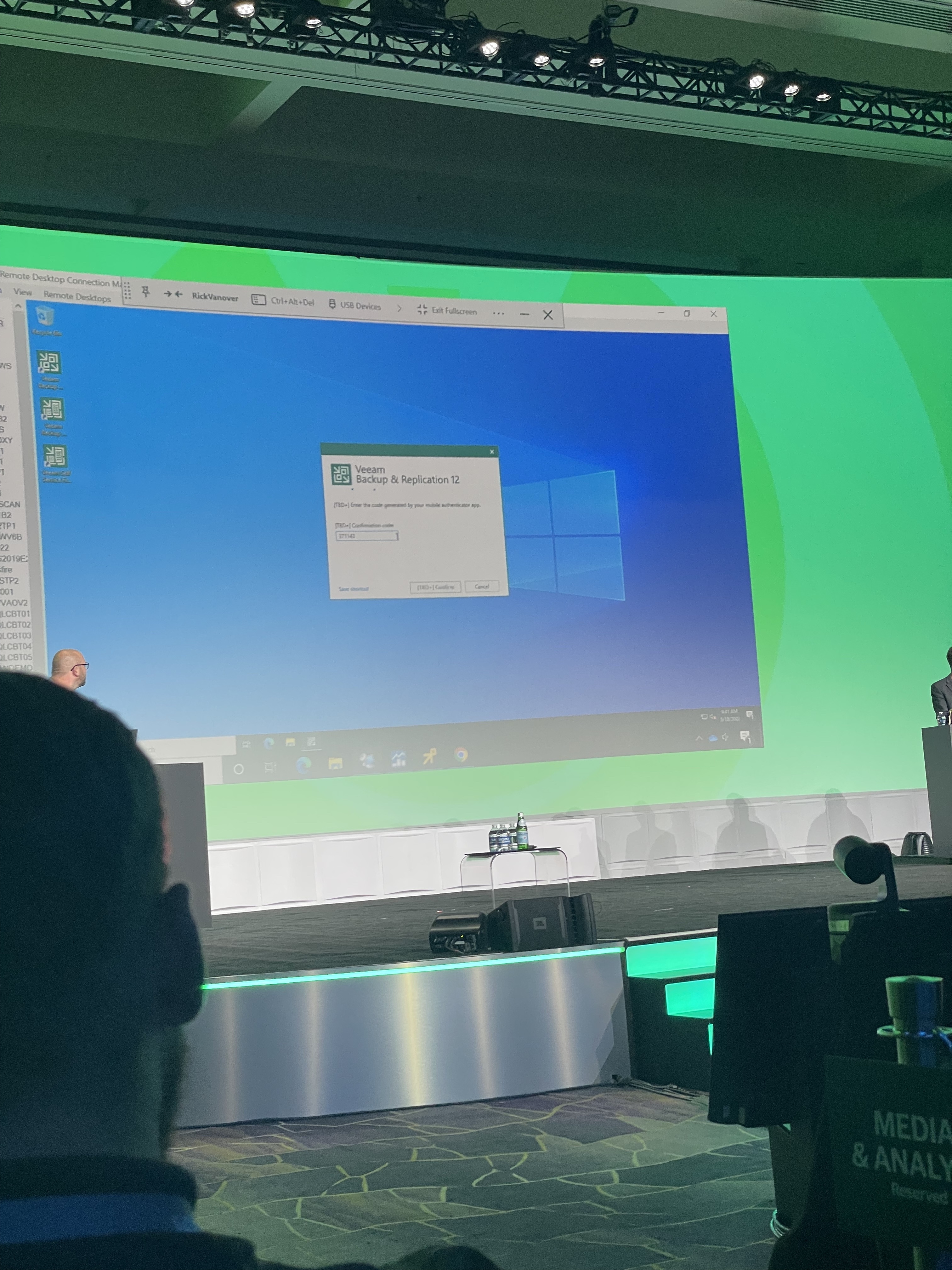 VBR 12 will include MFA